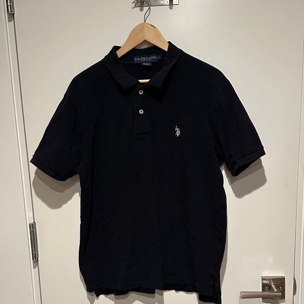 U.S. Polo Assn. Men’s Black Polo Shirt